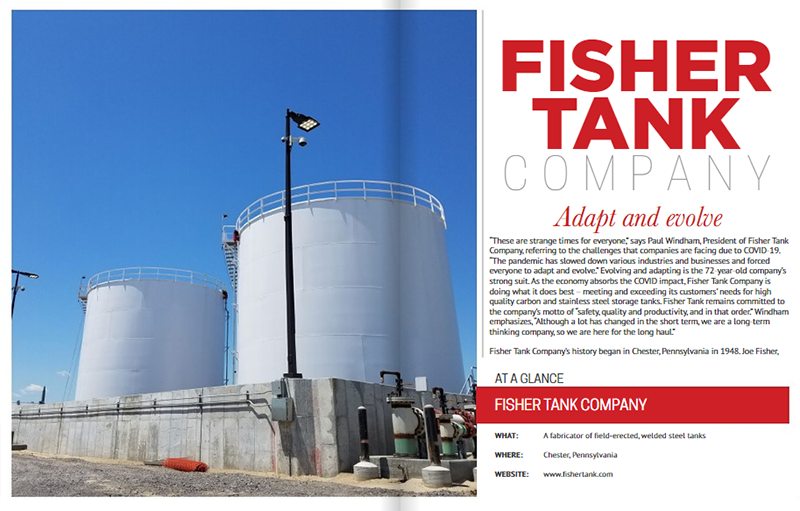 Adapt & Evolve - A look at our story - Fisher Tank - 70+ years of welded steel tank design, tank fabrication