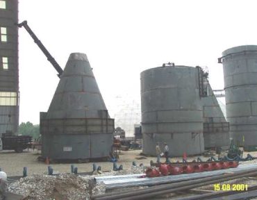 Cone bottom silos 2001